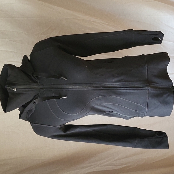 Lululemon Black Long Jacket Size 4 - Picture 1 of 8